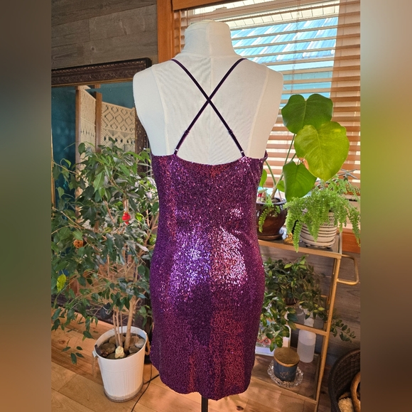 Sequin Cocktail Dress - Picture 3 of 4